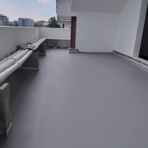 Roof Seal Application on Roof Top Slab 